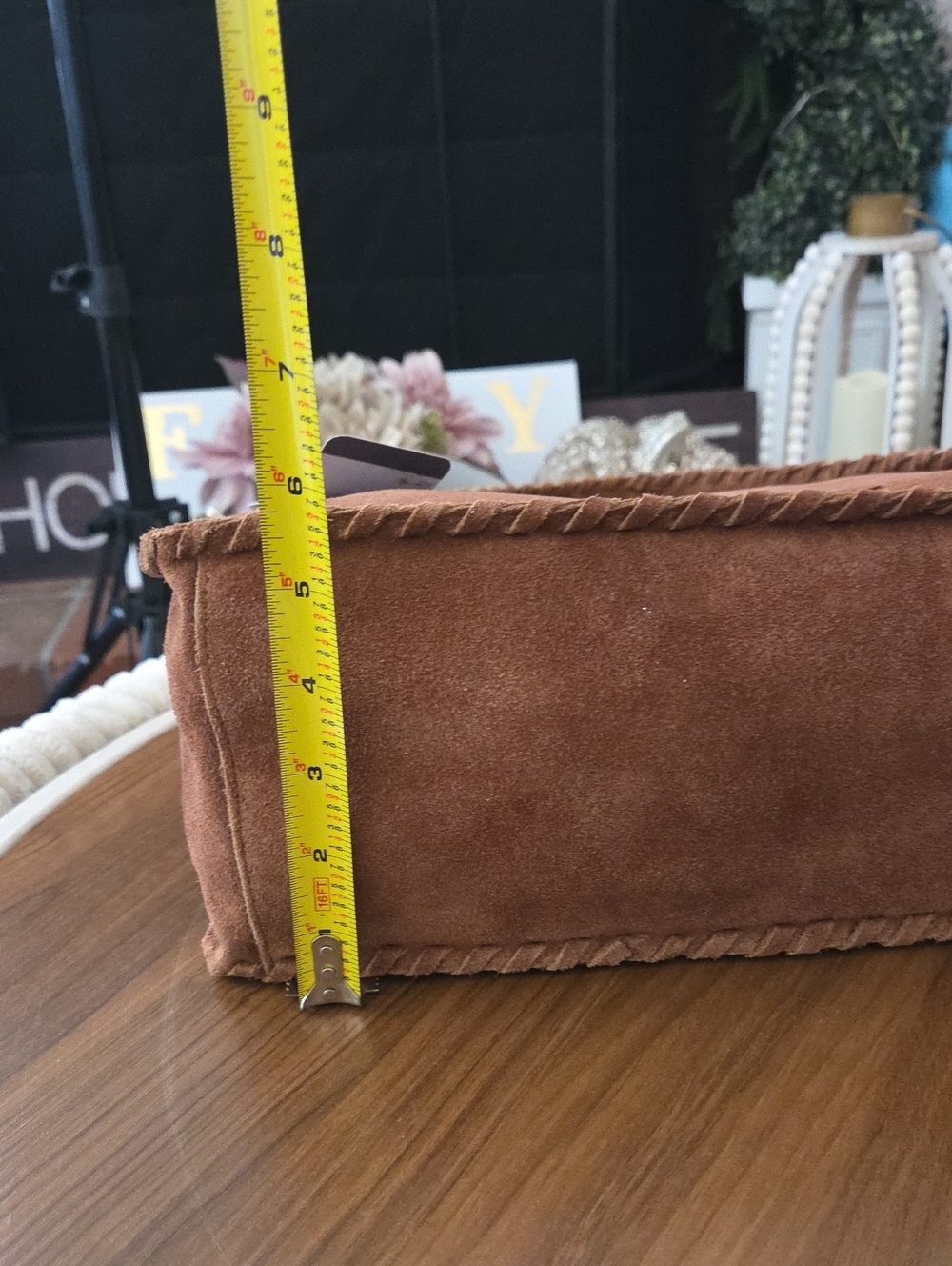 Haute Hippie Tan Suede Hand Bag - Picture 5 of 9